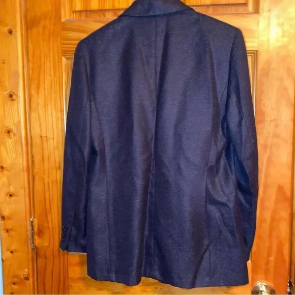LAND’S END WOOL BLEND blazer Size 10 R - Picture 2 of 7